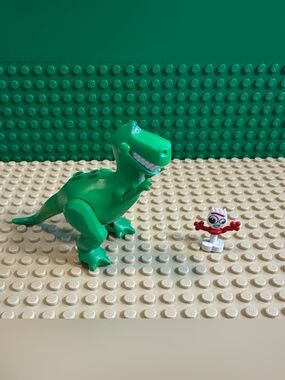 LEGO Disney Toy Story Minifigure Lot Rex Dinosaur & Forky 10769 RARE!